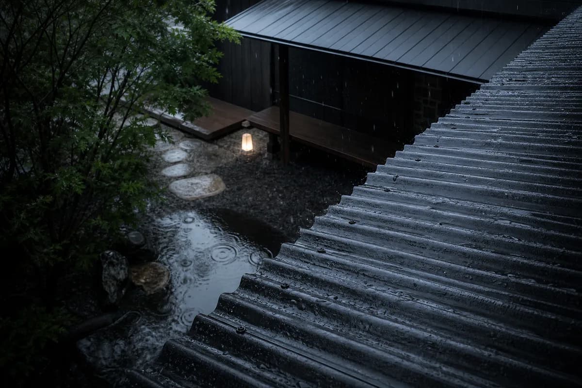 Rain Inside a Caravan cover art - Rain for better rest and relaxation