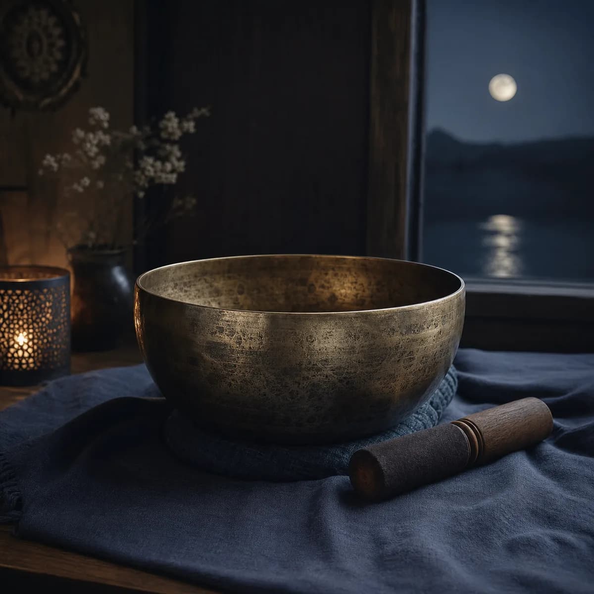 Sleep Aid Singing Bowl Bliss cover art - Sleep for better rest and relaxation